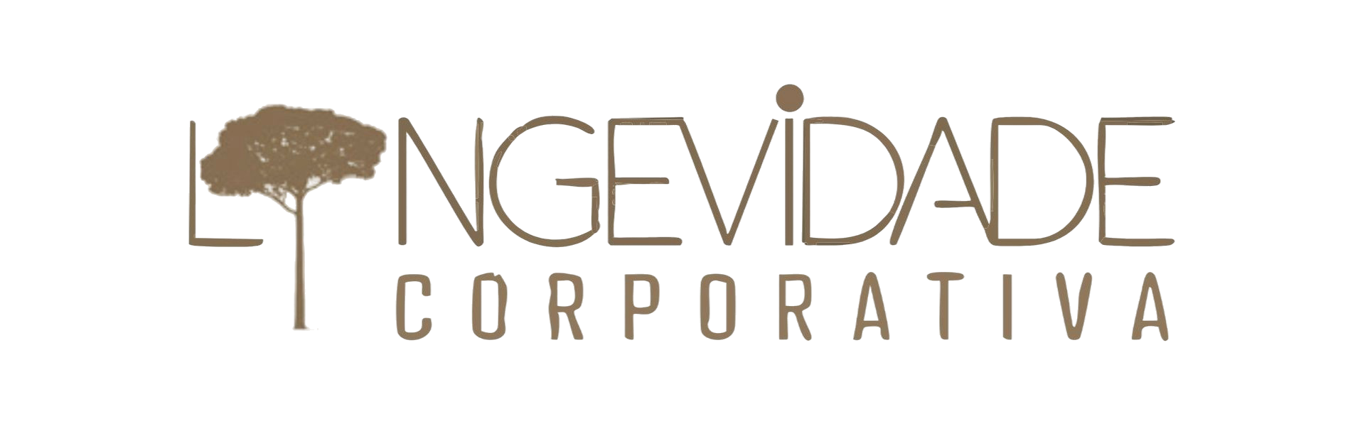 Logotipo da Longevidade Corporativa com silhueta de árvore representando o Prêmio Jequitibá