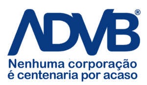 Logo da ADVB, empresa apoiadora, promotora do desenvolvimento corporativo e do reconhecimento de corporações centenárias
